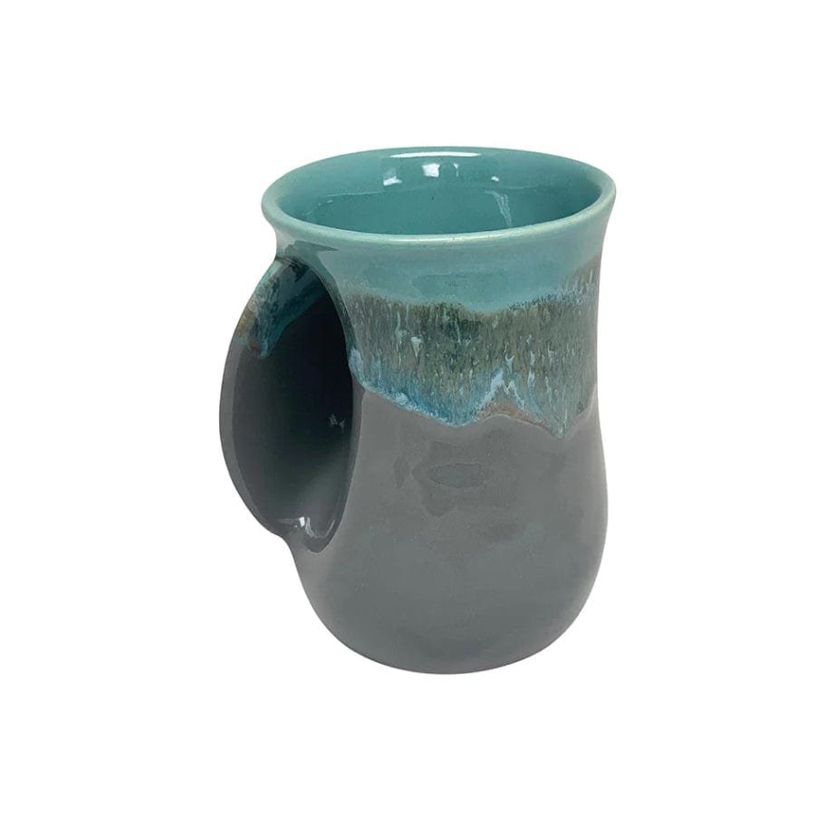 Clay in Motion Handwarmer Mug - Left Handed - Riverstone - Mugs