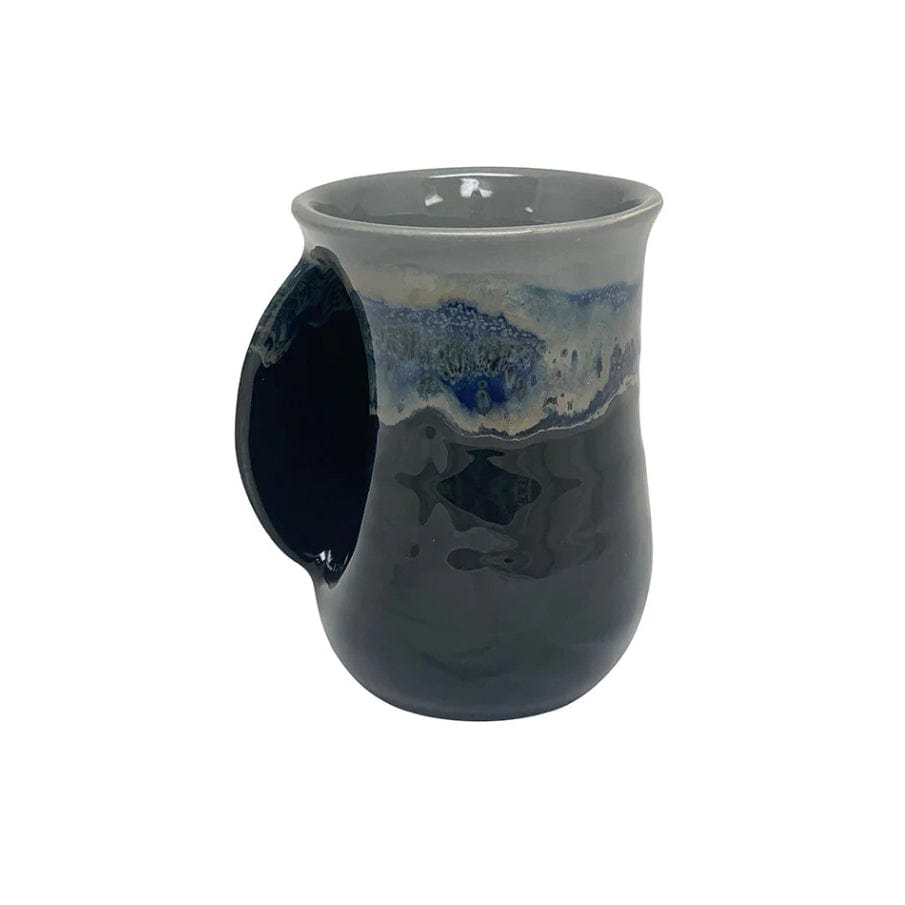 Clay in Motion Handwarmer Mug - Left Handed - Stormy Night - Mugs