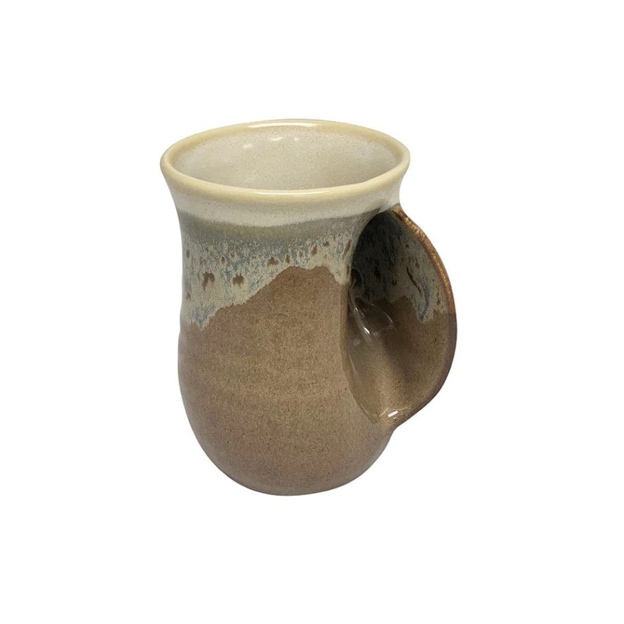 Clay in Motion Clay in Motion Handwarmer Mug - Right Handed - Desert Stone