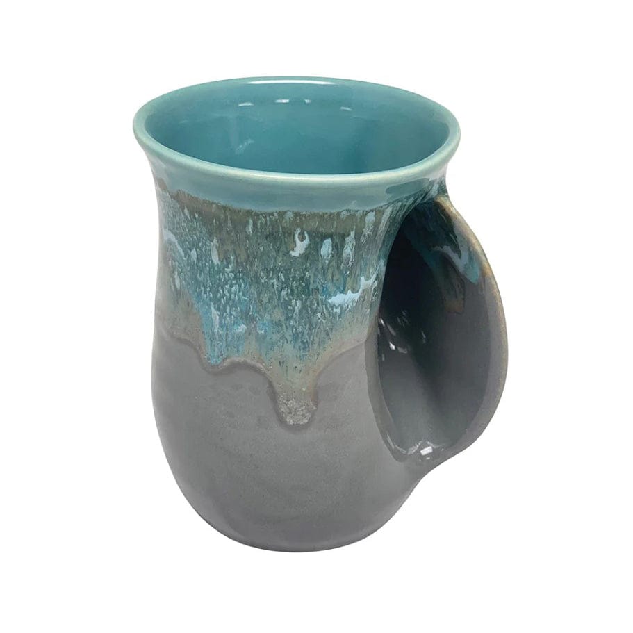Clay in Motion Clay in Motion Handwarmer Mug - Right Handed - Riverstone