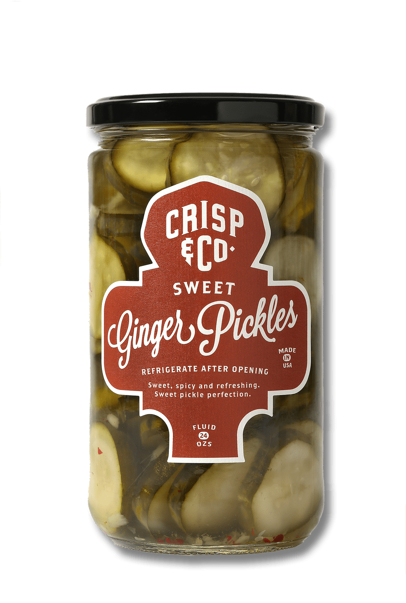 Crisp & Co Crisp & Co Sweet Ginger Pickles 24 oz