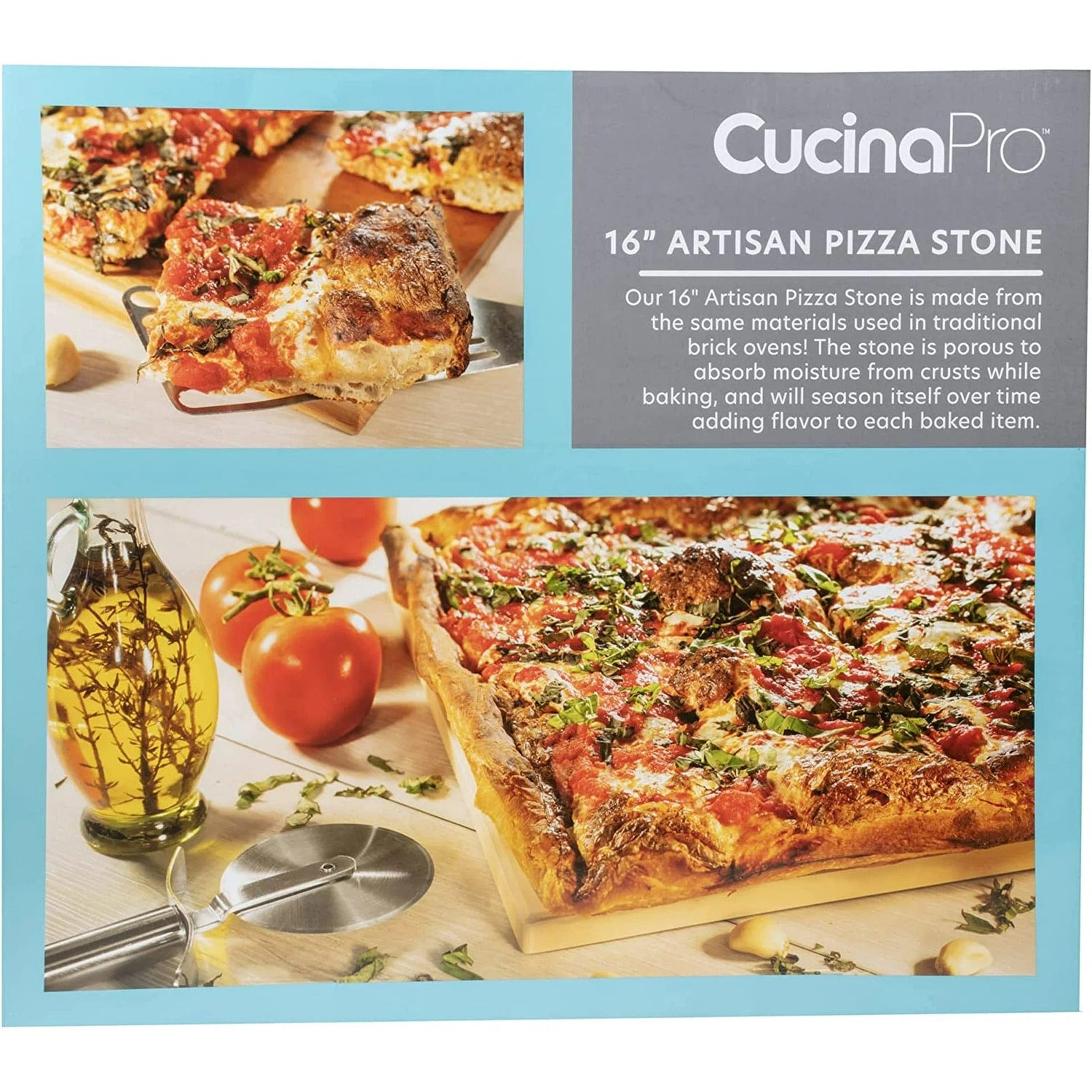 CucinaPro CucinaPro Pizza Stone 16" x 14"