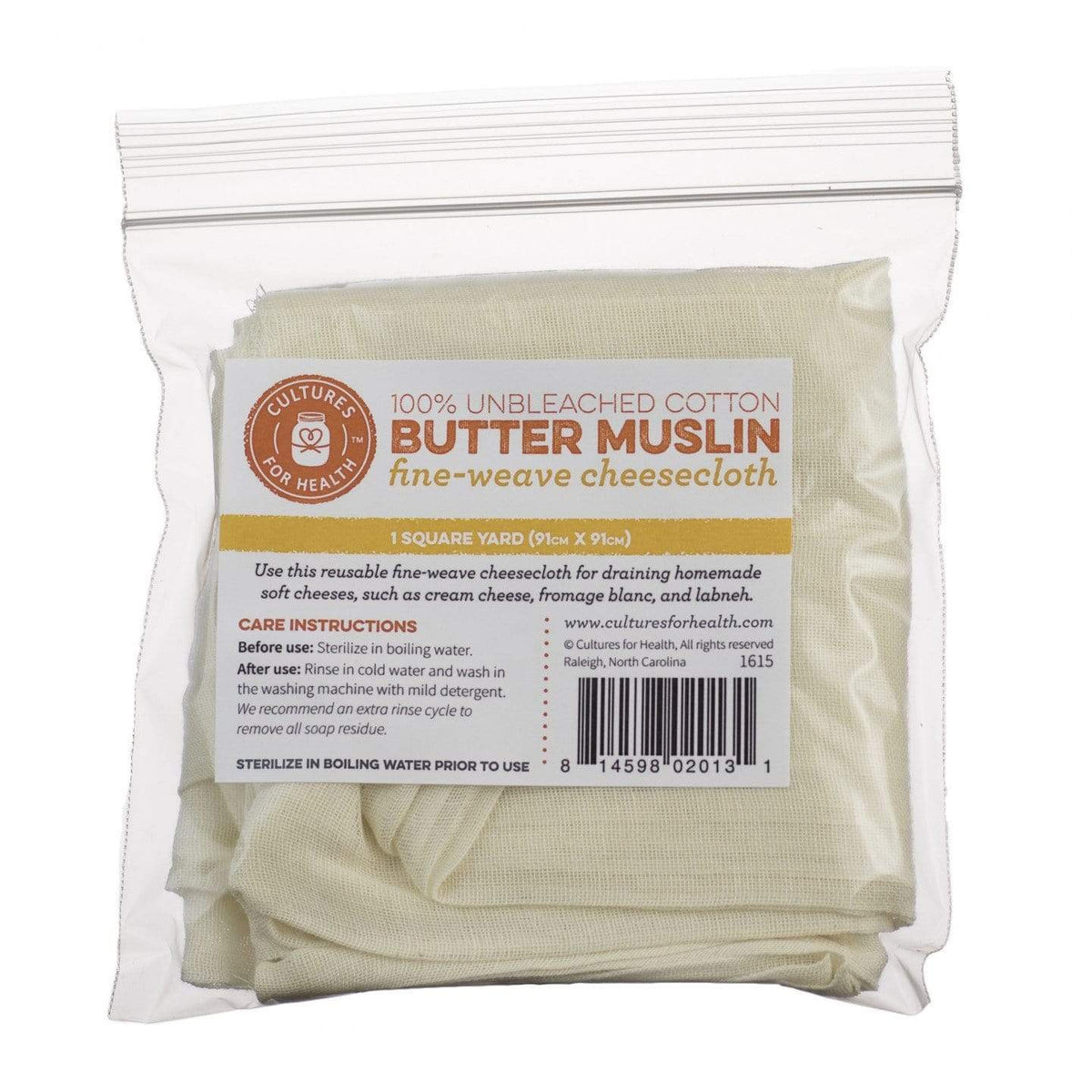 Cultures for Health Butter Muslin - Cheese