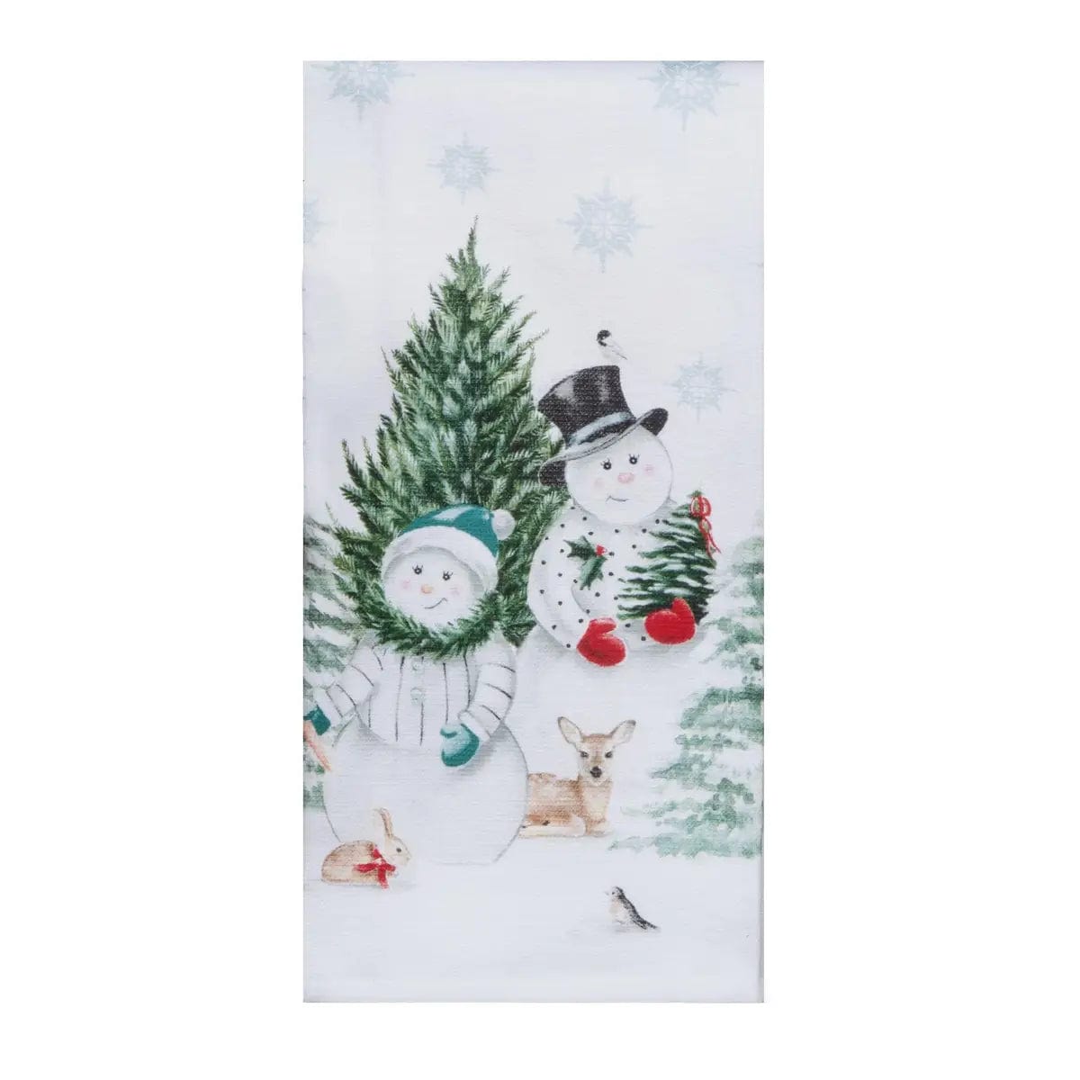 KayDee Designs Dual Purpose Terry Towels - Forever Snowmen