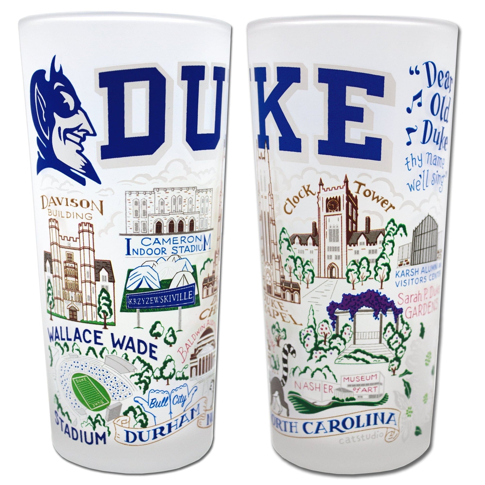 Catstudio Duke University Collegiate Drinking Glass