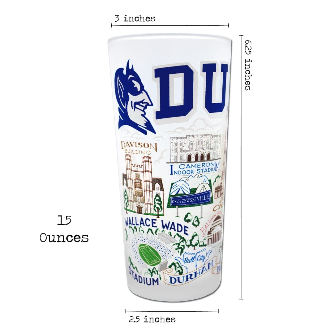 Duke University Collegiate Drinking Glass - Collegiate Decoration