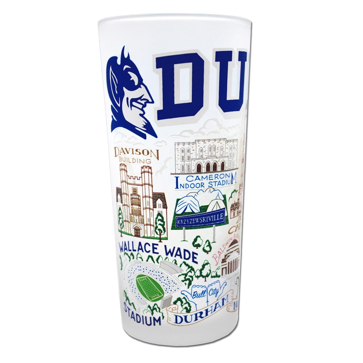 Duke University Collegiate Drinking Glass - Collegiate Decoration