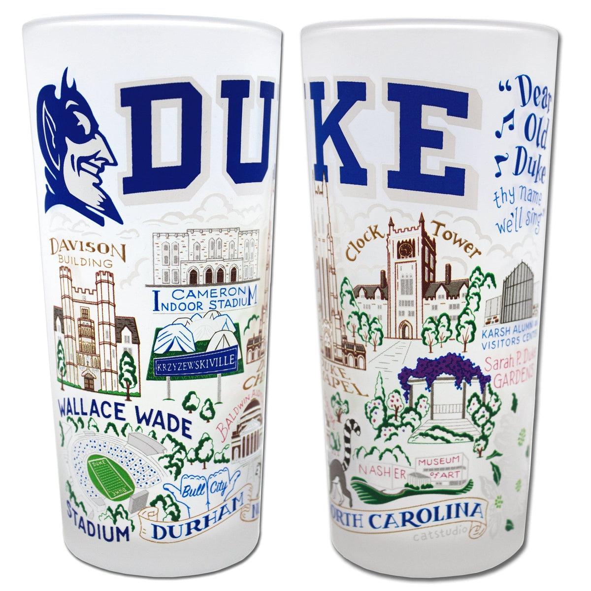 Duke University Collegiate Drinking Glass - Collegiate Decoration