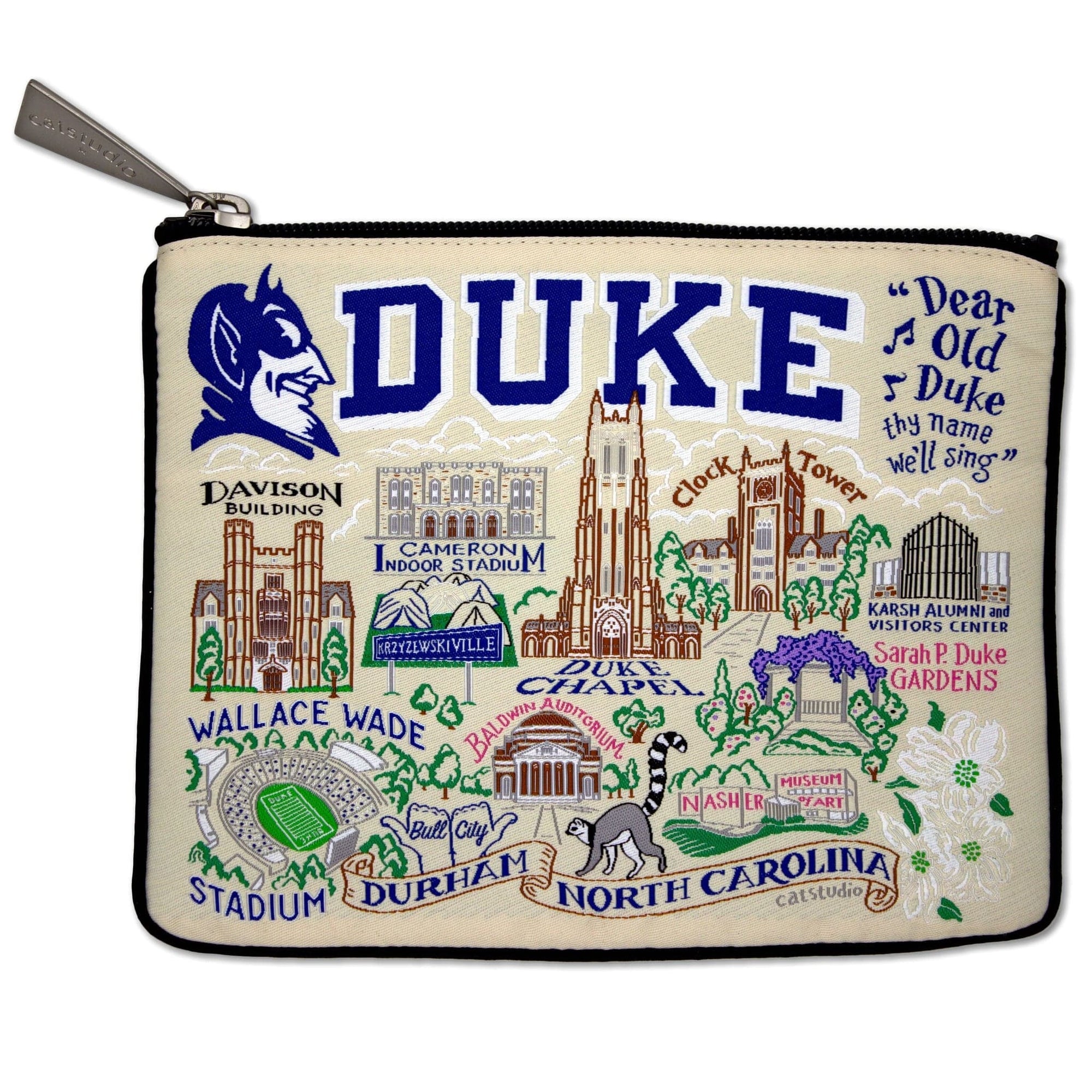 Catstudio Duke University Collegiate Zip Pouch