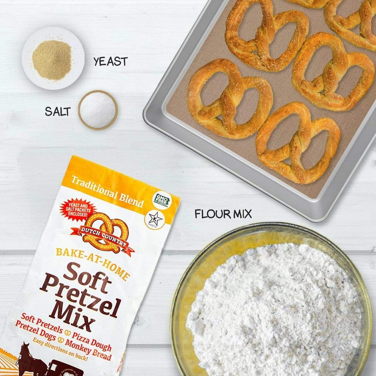 Dutch Country Soft Pretzel Mix - Baking Mix
