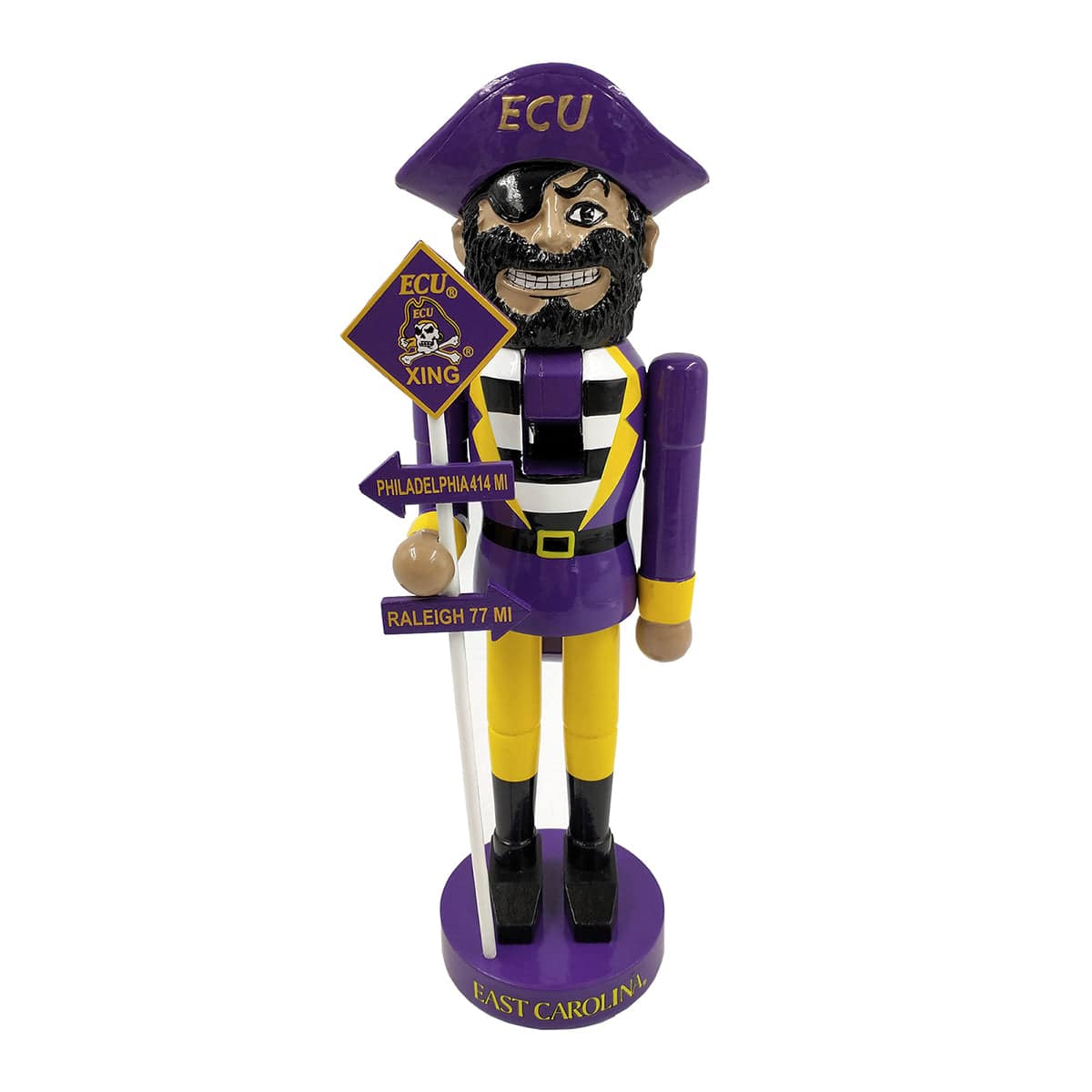 Santa's Workshop ECU Pirates 12'' Rivalry Nutcracker