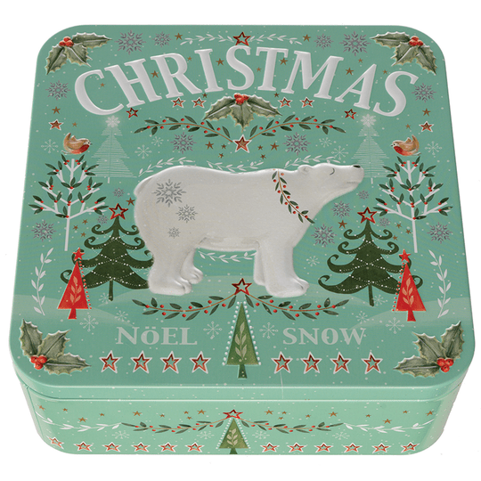 Farmhouse Biscuits Farmhouse Biscuits Christmas Polar Bear Tin