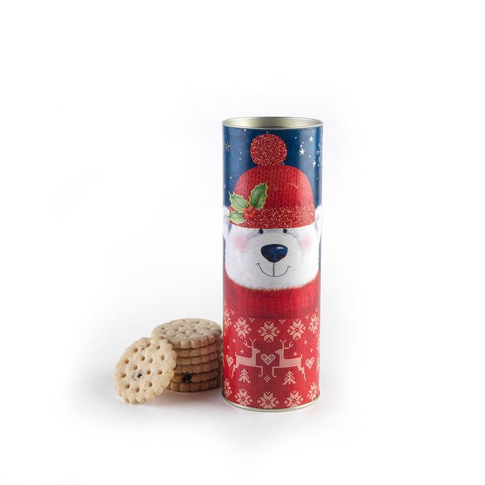 Farmhouse Biscuits Polar Bear Cookie Tube 8.4 oz - Cookies