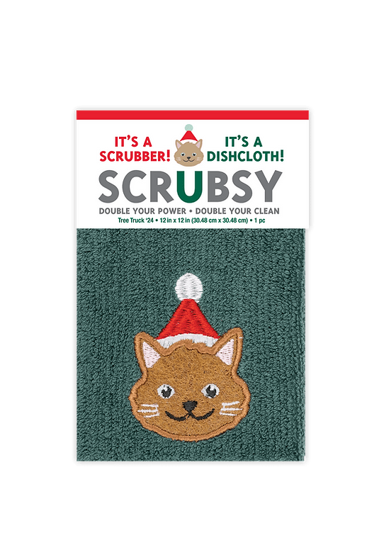 MuKitchen Festive Cats SCRUBSY®