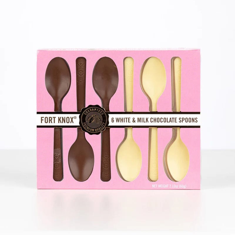 Southern Season Fort Knox Milk & White Chocolate Spoons