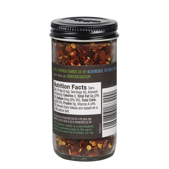 Frontier Co-Op Crushed Red Chili Peppers 1.2 oz - Spices