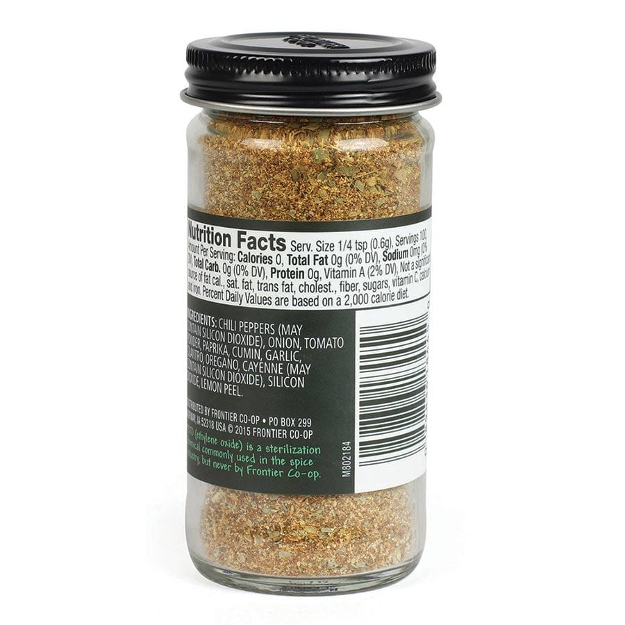 Frontier Co-Op Mexican Fiesta Seasoning 2.12 oz - Spices