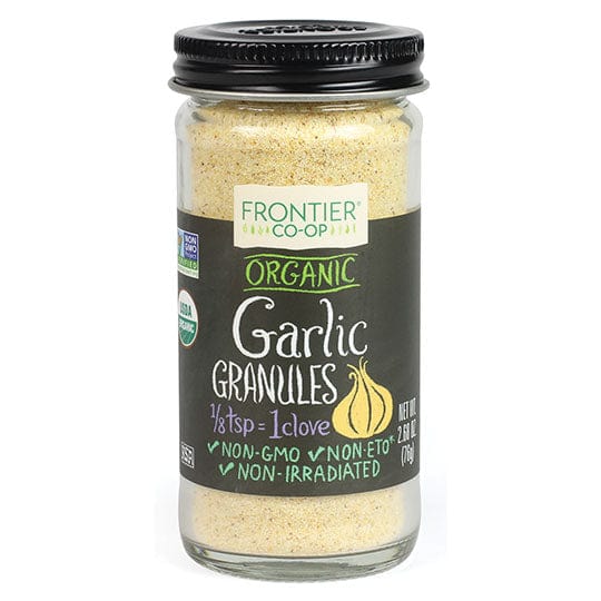 Frontier Co-Op Organic Garlic Granules 2.68 oz - Spices