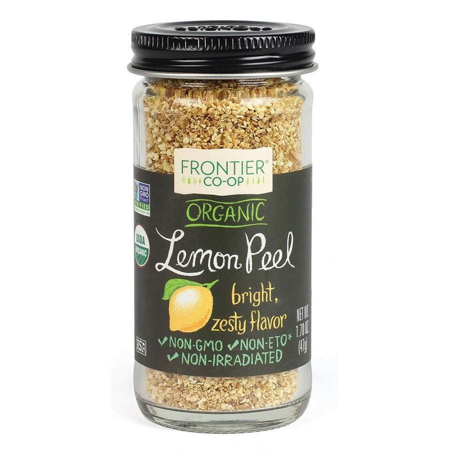 Frontier Co-Op Organic Lemon Peel 1.7 oz - Spices