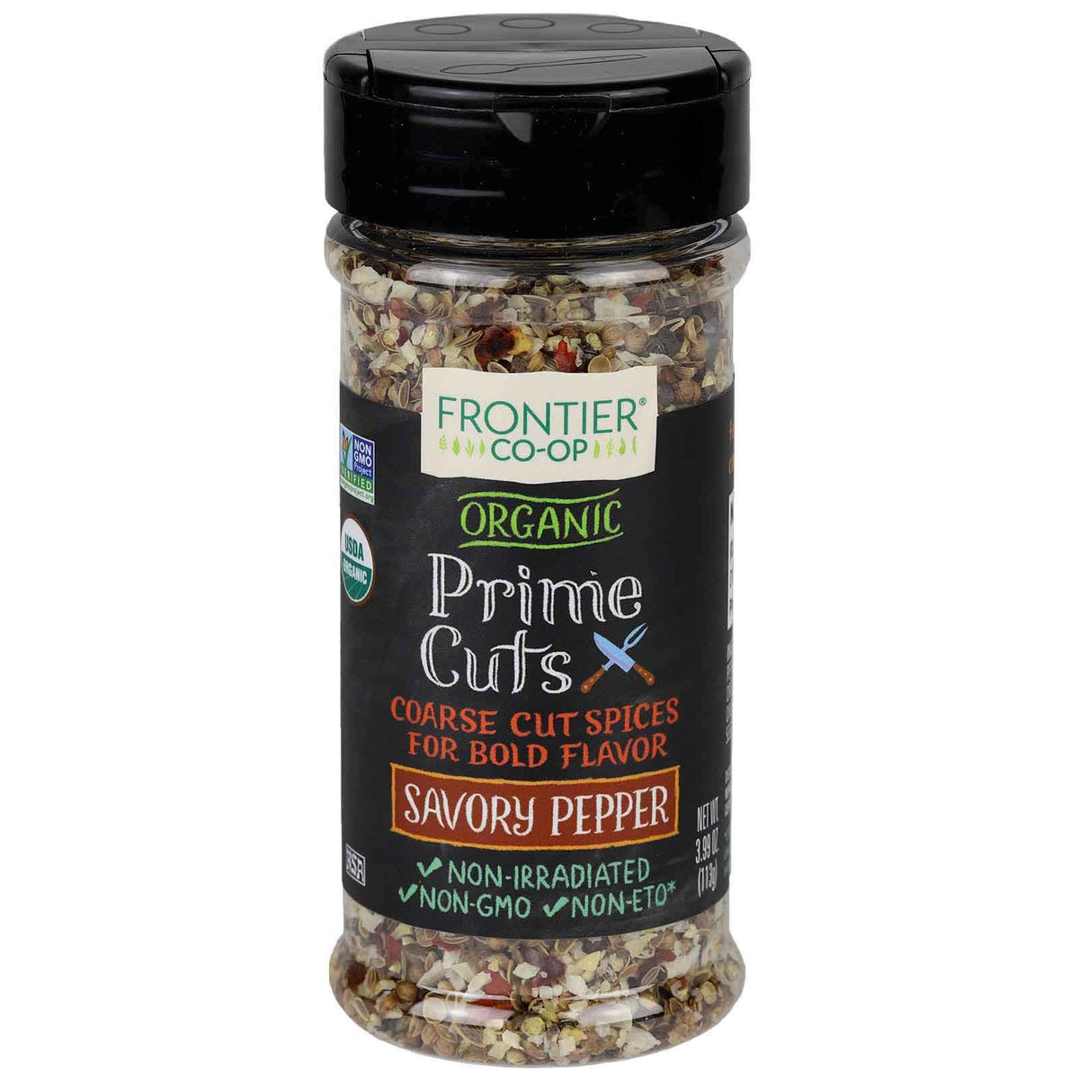 Frontier Co-Op Prime Cuts Savory Pepper 3.99 oz - Spices