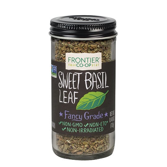 Frontier Co-Op Sweet Basil Leaf .48 oz - Spices