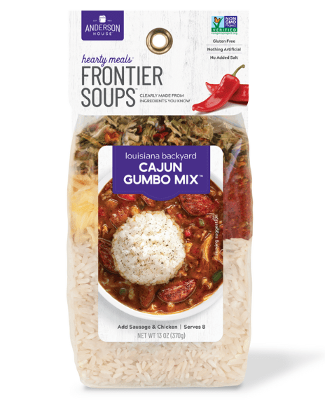 Frontier Louisiana Backyard Cajun Gumbo Mix - Soup