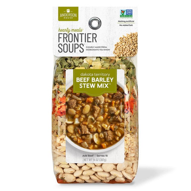 Frontier Soups Dakota Territory Beef Barley Bean Stew - Soup