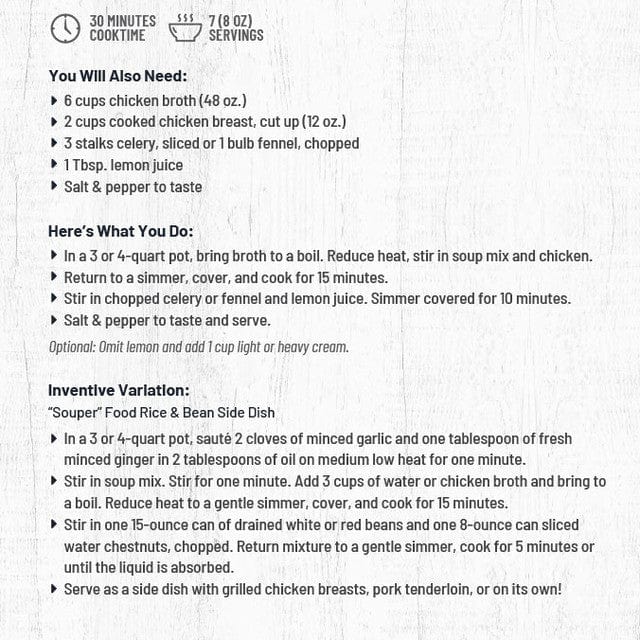 Frontier Soups Frontier Soups Kentucky Homestead Chicken &amp; Rice Soup 4.25 oz