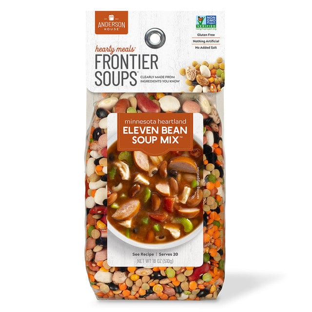 Frontier Soups Minnesota Heartland 11 Bean Soup Mix 18 oz - Soup