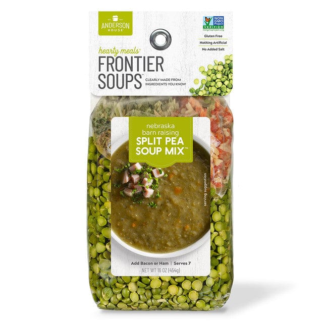 Frontier Soups Nebraska Barnraising Split Pea Soup 16 oz - Soup
