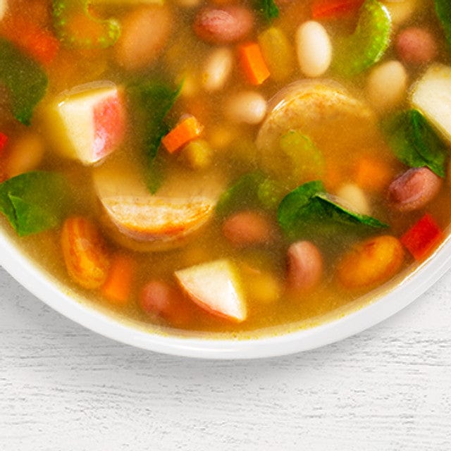 Frontier Soups Vermont Farmhouse Apple, Sausage & Bean Soup 15 oz - Soup