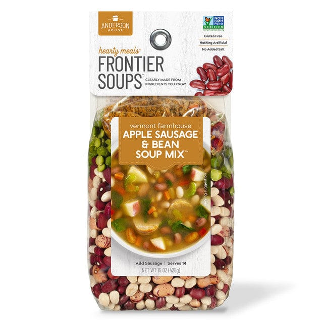 Frontier Soups Vermont Farmhouse Apple, Sausage & Bean Soup 15 oz - Soup