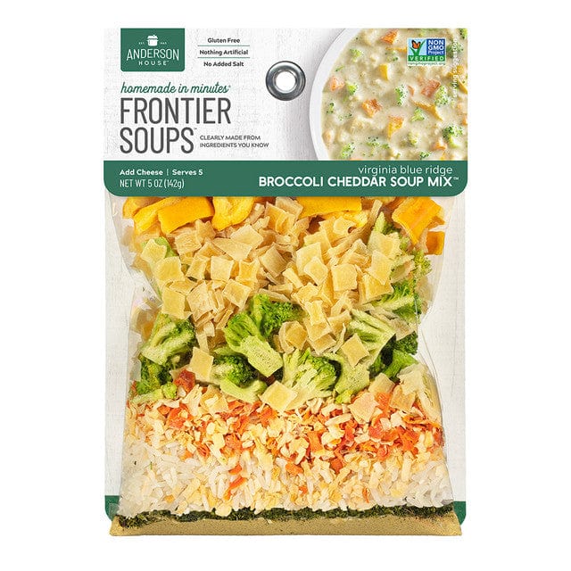 Frontier Soups Virginia Blue Ridge Broccoli Cheddar Soup 5 oz - Soup