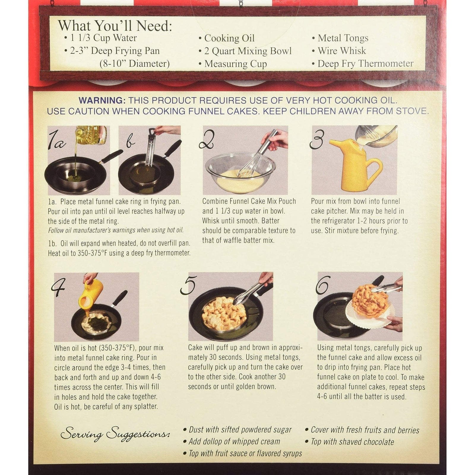 Funnel Cake Starter Kit - Baking Mix
