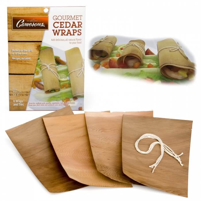 Gourmet Cedar Wraps (Set of 4) - BBQ Tool