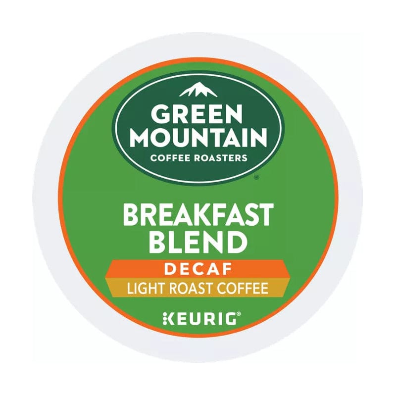 Keurig Green Mountain Coffee Roasters Breakfast Blend Decaf K-Cup Coffee - 24 Count Box