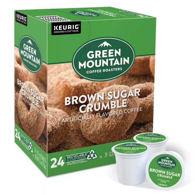 Green Mountain Coffee Roasters Brown Sugar Crumble Donut K-Cup Coffee - 24 Count Box - Keurig K-Cups