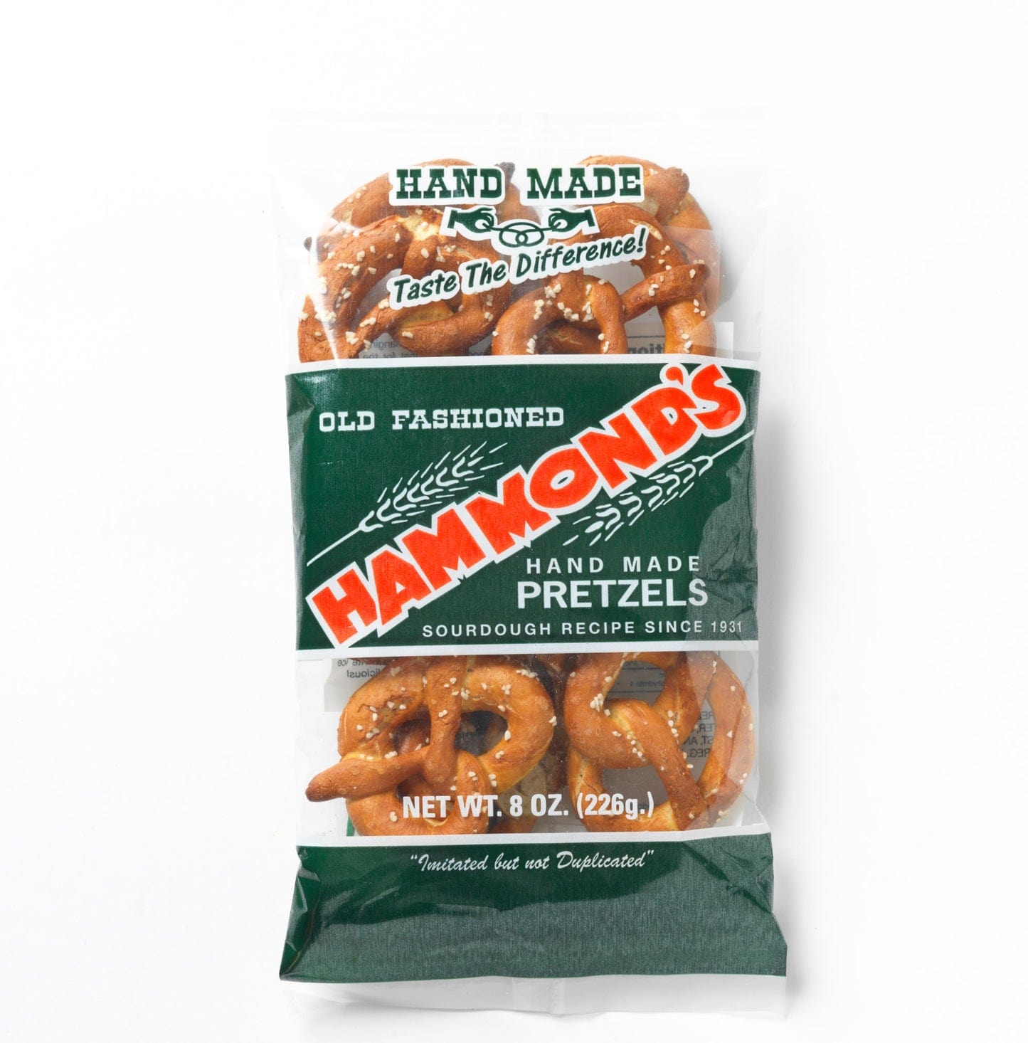 Hammond Pretzel Bakery Hammond's Pretzels 8 oz Bag