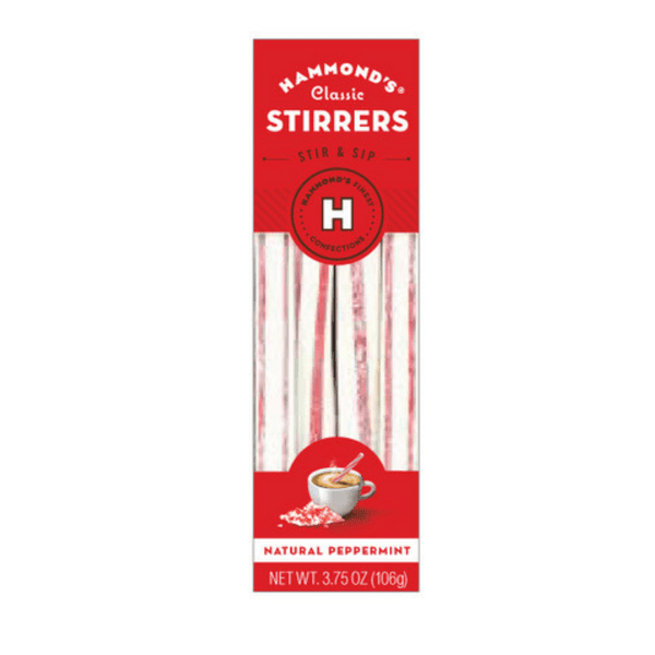 Hammond's Natural Peppermint Cocoa Stirrers - Hot Chocolate