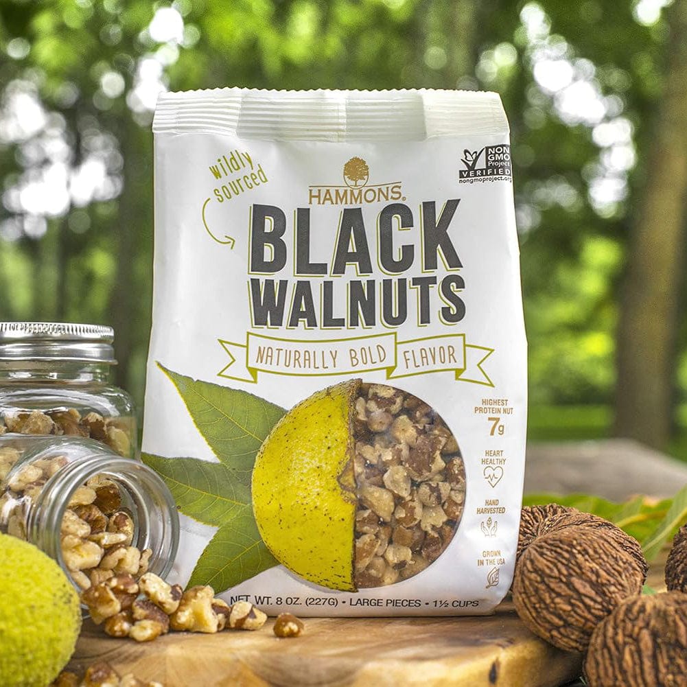 Hammon's Fancy Large Black Walnuts 8 oz - Nuts