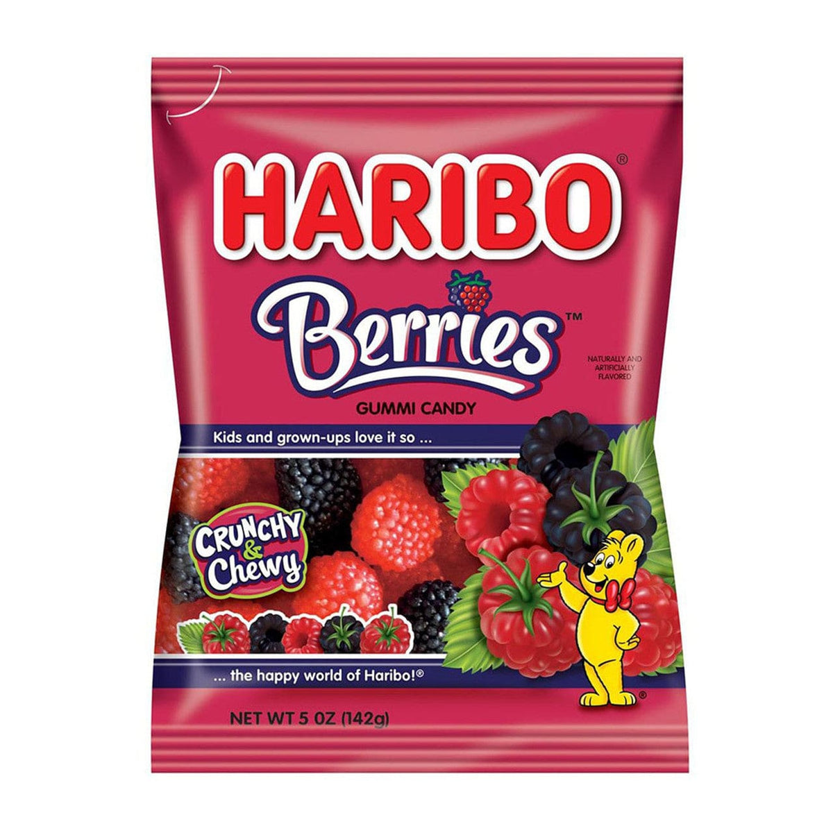 Haribo Berries Gummi Candy 5 oz Bag - Old Fashioned Candy