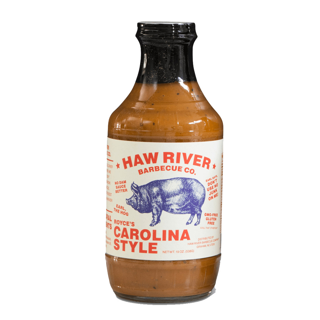 Haw River Barbecue Co. Haw River Barbecue Co. Royce&#39;s Carolina Style BBQ Sauce