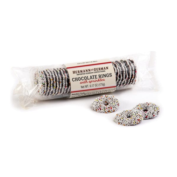 Herman Herman Chocolate Rings with Sprinkles