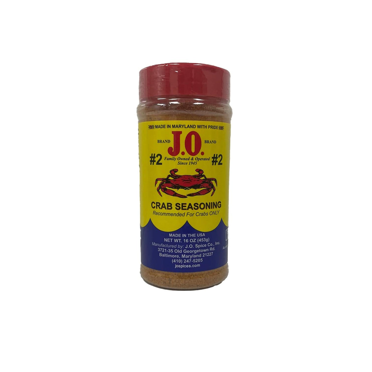 J.O. Spice 2 Crab House Seasoning 16 oz Southern Season