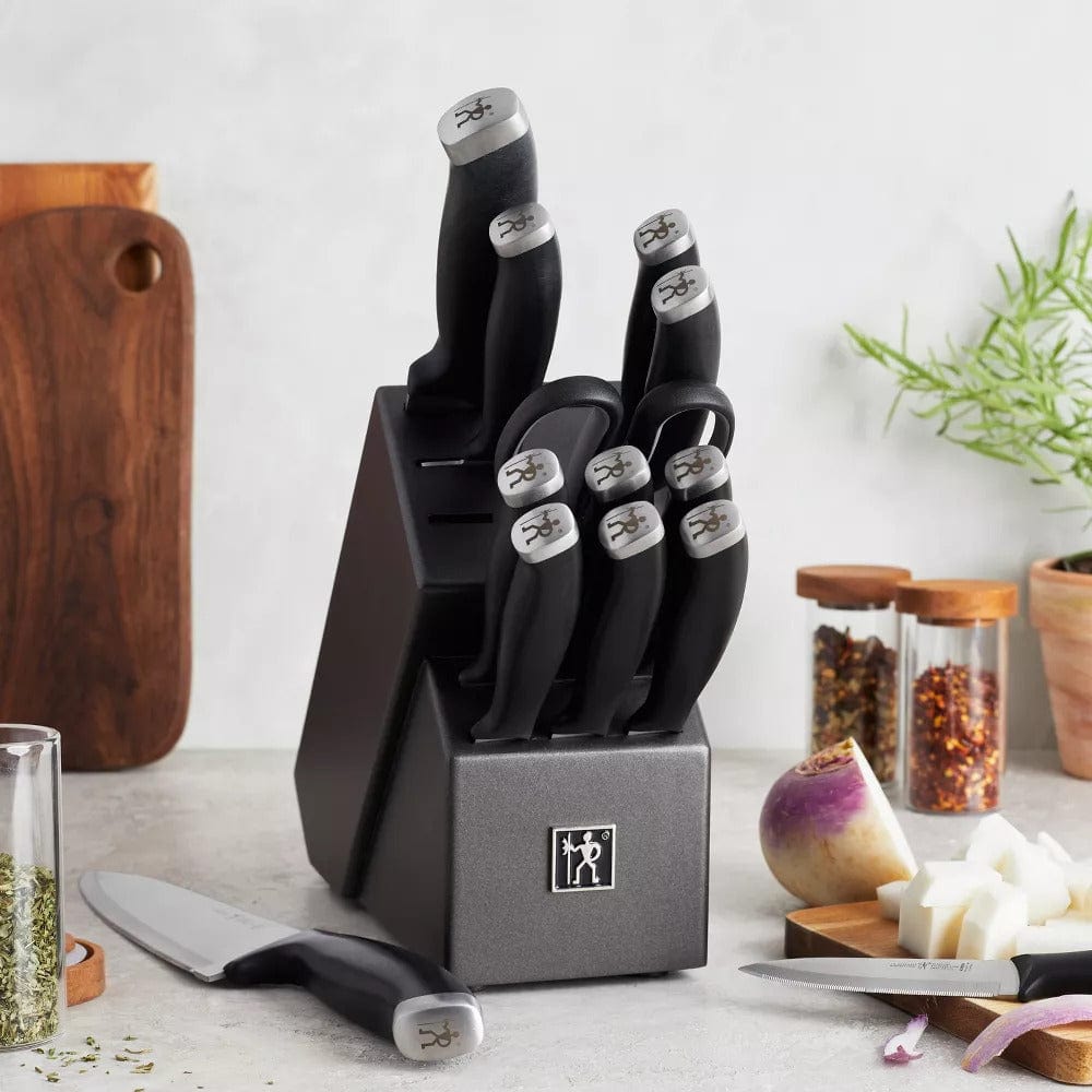 J.A. Henckels Silvercap 14 Piece Knife Set with Block - Knife Sets