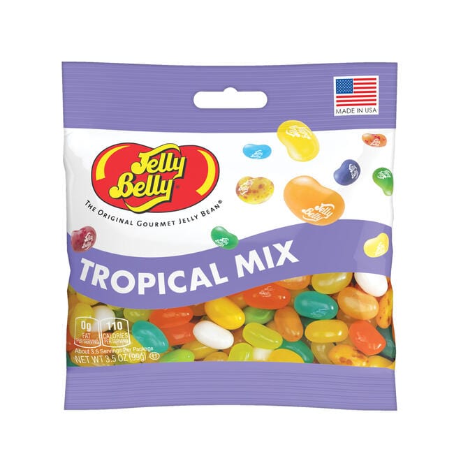 Jelly Belly Tropical Mix 3.5 oz Bag - Candy