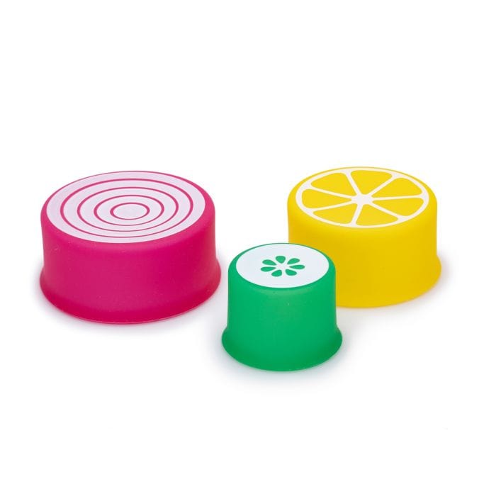 Harold Import Joie Fruit Stretch Lids Food Covers Set of 3