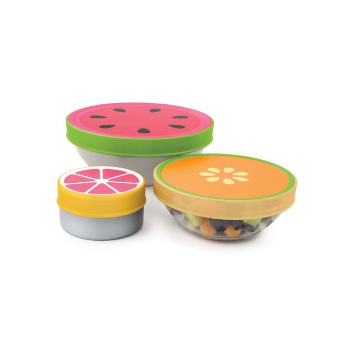 Harold Import Joie Fruit Stretch Lids Food Covers Set of 3