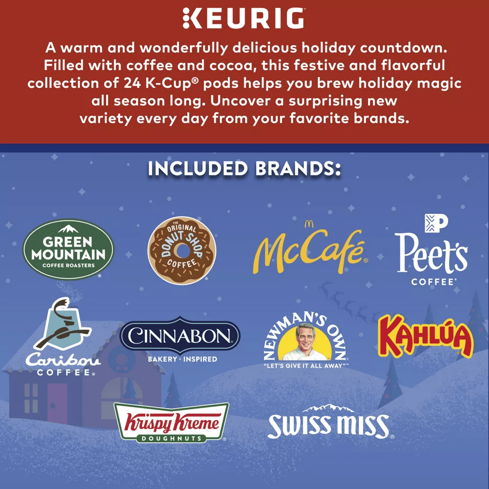 Keurig Keurig® 24 Cups of Cheer Advent Calendar