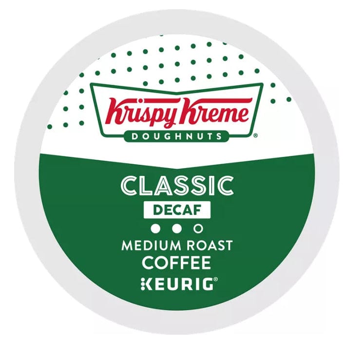 Keurig Krispy Kreme Doughnuts Classic Decaf K-Cup Coffee - 24 Count Box